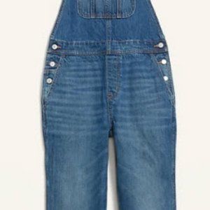 Old Navy Slouchy Distressed Workwear Overalls